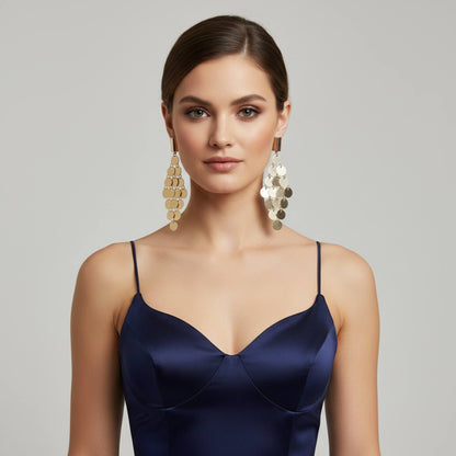 Modern Diamond Sequin Earrings - ZumBuys