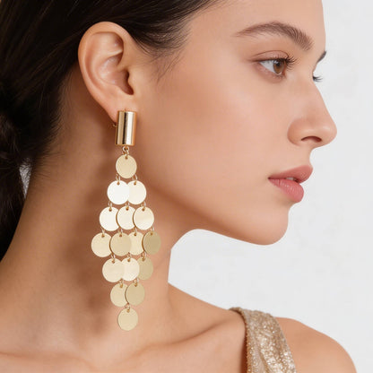 Modern Diamond Sequin Earrings - ZumBuys