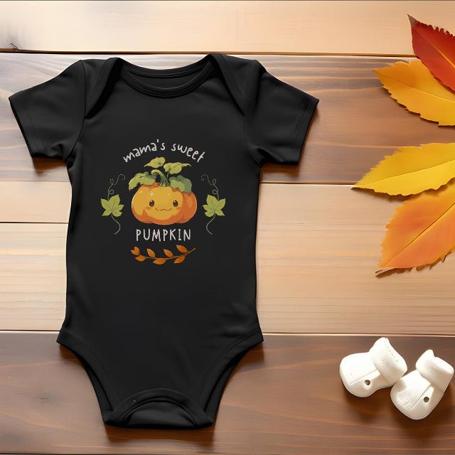 Mommas Pumpkin Infant Fine Jersey Bodysuit - ZumBuys