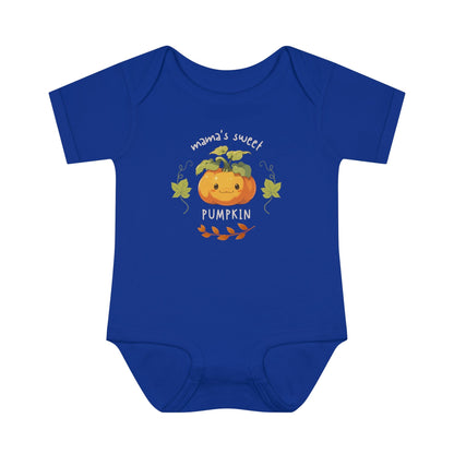 Mommas Pumpkin Infant Fine Jersey Bodysuit - ZumBuys