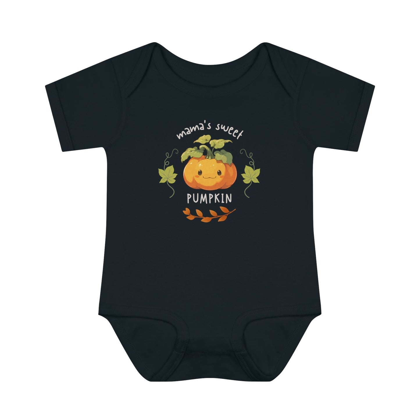 Mommas Pumpkin Infant Fine Jersey Bodysuit - ZumBuys