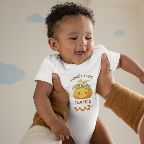 Mommas Pumpkin Infant Fine Jersey Bodysuit - ZumBuys