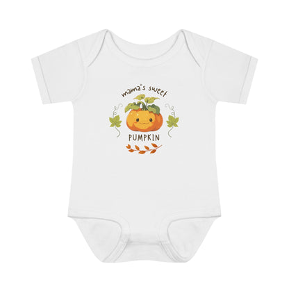 Mommas Pumpkin Infant Fine Jersey Bodysuit - ZumBuys