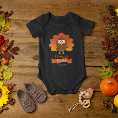 Moms Little Turkey Infant Baby Rib Bodysuit - ZumBuys