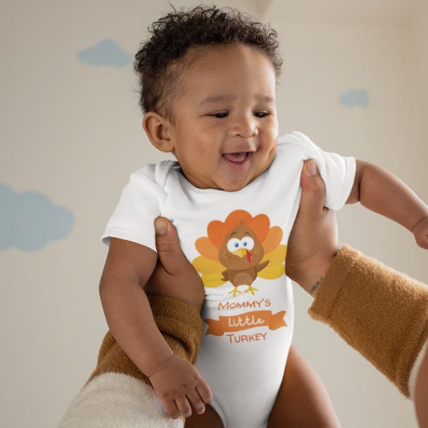 Moms Little Turkey Infant Baby Rib Bodysuit - ZumBuys