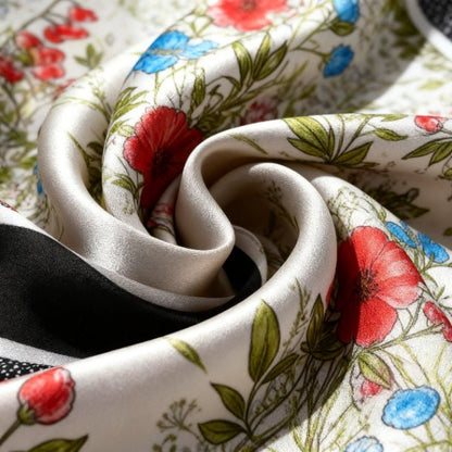 Multi Print Bandana Scarf for Women | Floral & Geometric Chic Lightweight Accessory - ZumBuys
