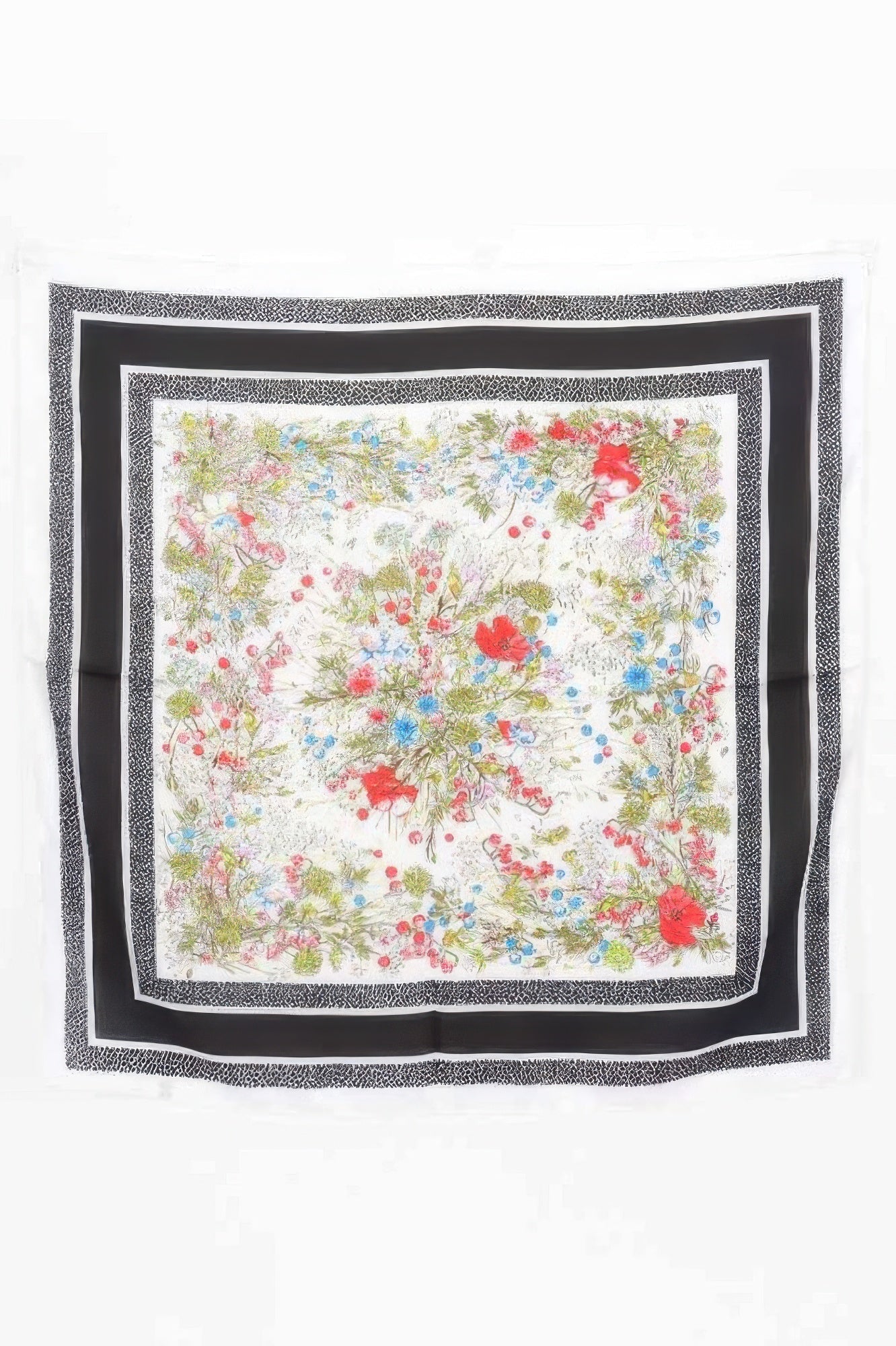 Multi Print Bandana Scarf for Women | Floral & Geometric Chic Lightweight Accessory - ZumBuys