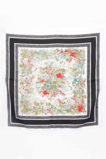 Multi Print Bandana Scarf for Women | Floral & Geometric Chic Lightweight Accessory - ZumBuys