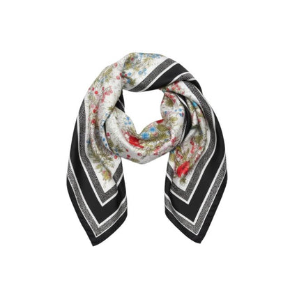 Multi Print Bandana Scarf for Women | Floral & Geometric Chic Lightweight Accessory - ZumBuys
