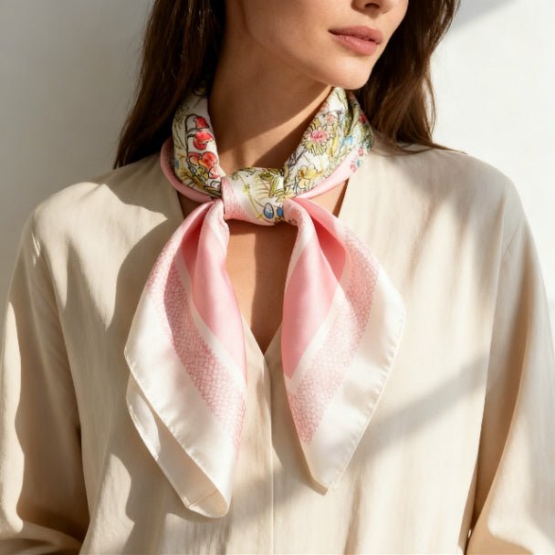 Multi Print Bandana Scarf for Women | Floral & Geometric Chic Lightweight Accessory - ZumBuys