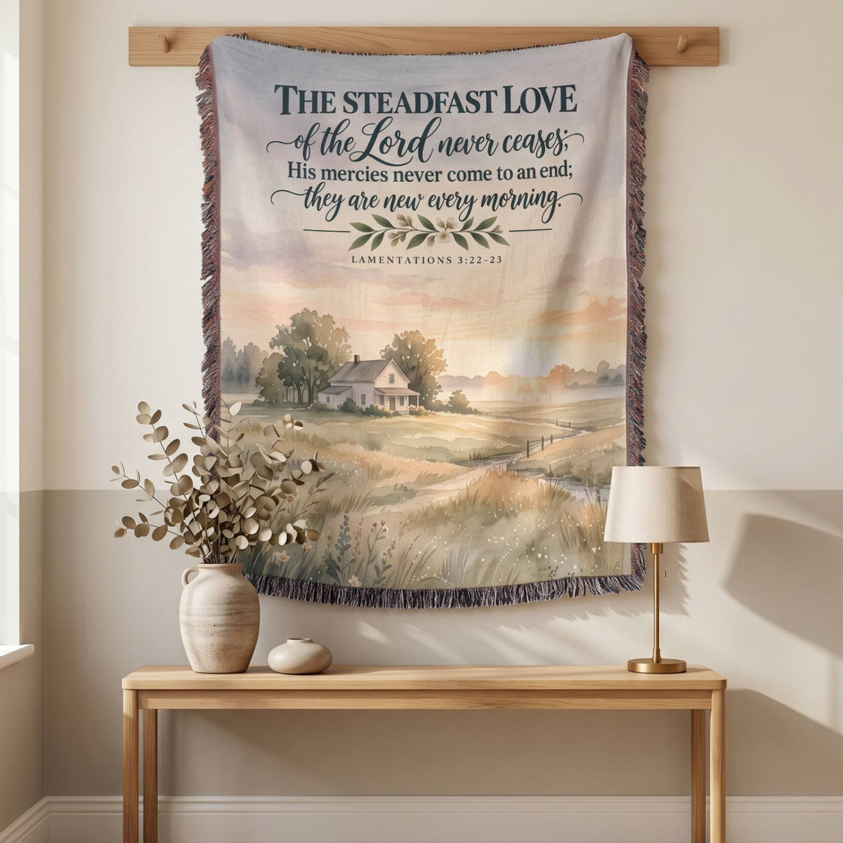 New Every Morning Woven Blanket - ZumBuys