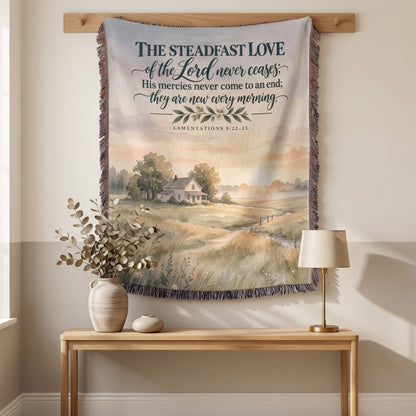 New Every Morning Woven Blanket - ZumBuys