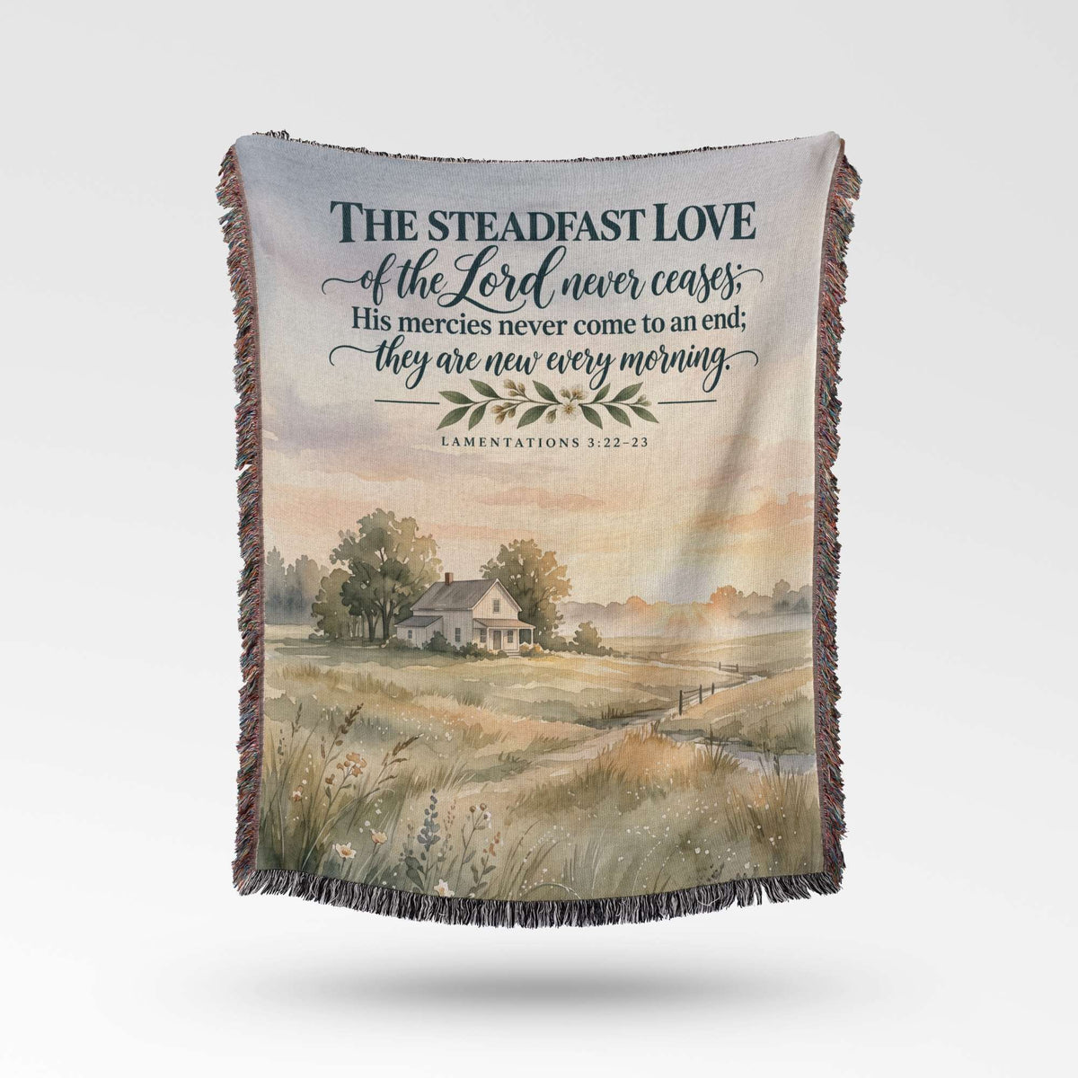 New Every Morning Woven Blanket - ZumBuys