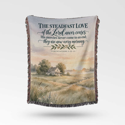 New Every Morning Woven Blanket - ZumBuys