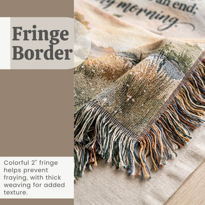 New Every Morning Woven Blanket - ZumBuys