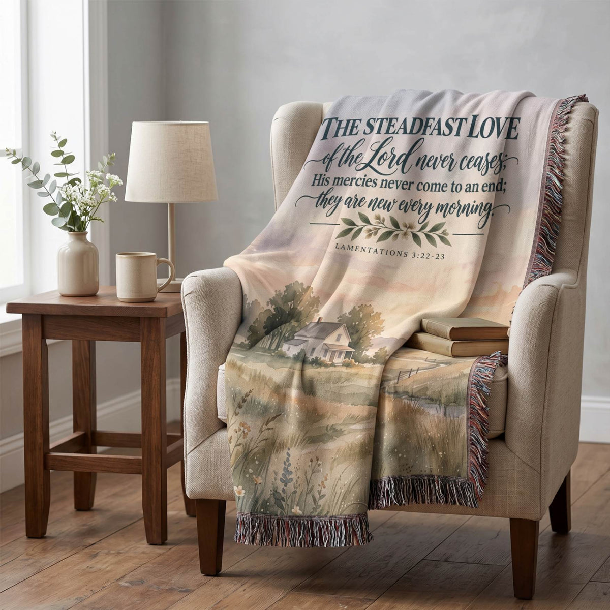 New Every Morning Woven Blanket - ZumBuys