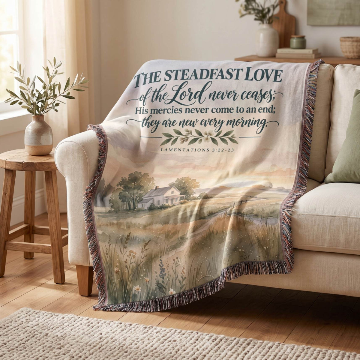 New Every Morning Woven Blanket - ZumBuys