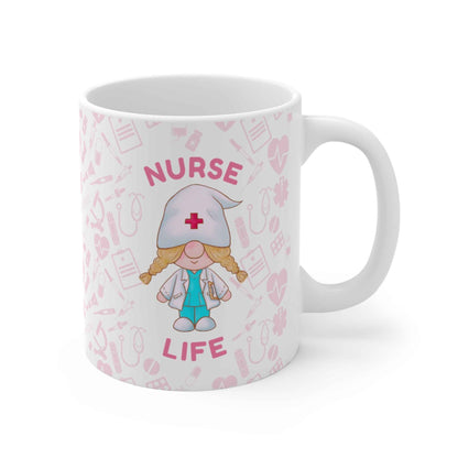 Nurse Life Gnome Mug 11oz - ZumBuys