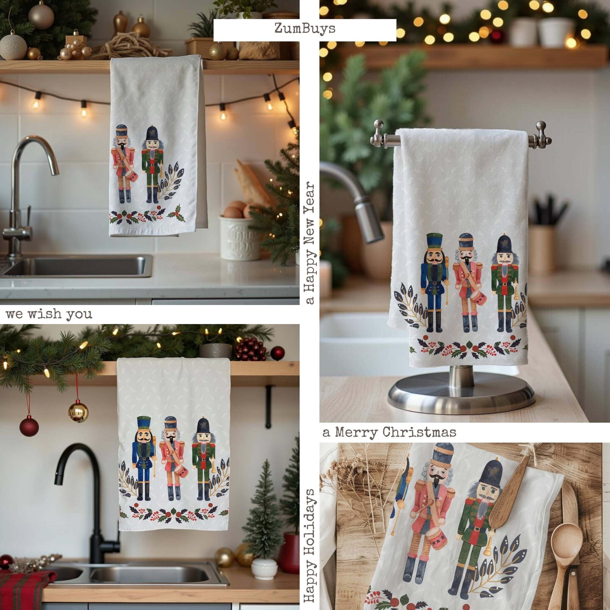 Nutcracker Cadence Tea Towel (cotton, poly) - ZumBuys