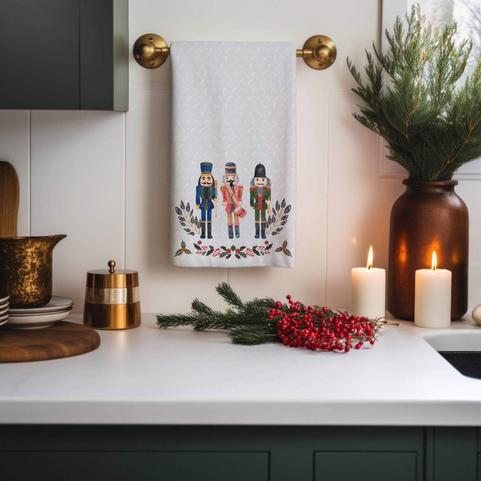 Nutcracker Cadence Tea Towel (cotton, poly) - ZumBuys