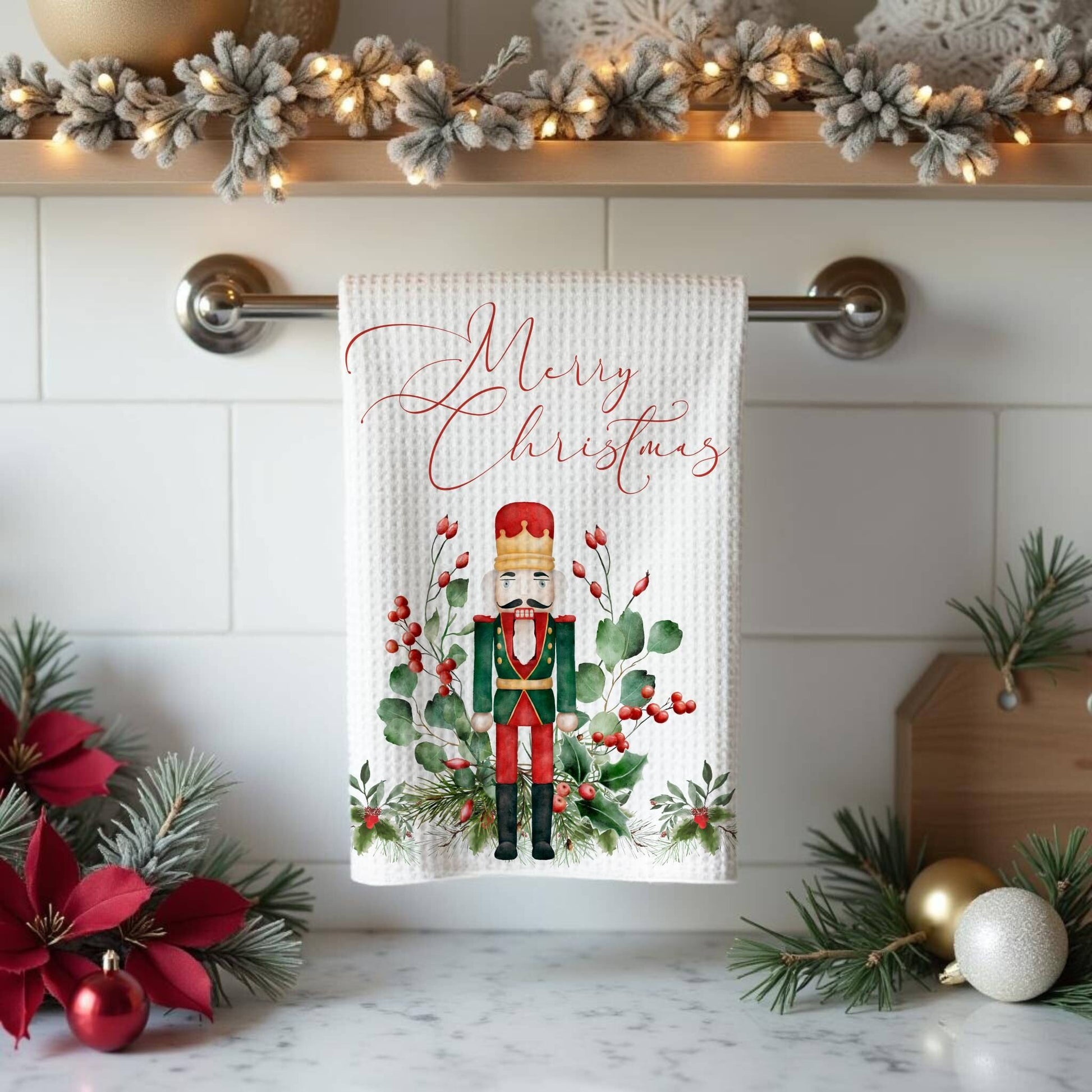 Nutcracker Cheer Dish Towels - ZumBuys