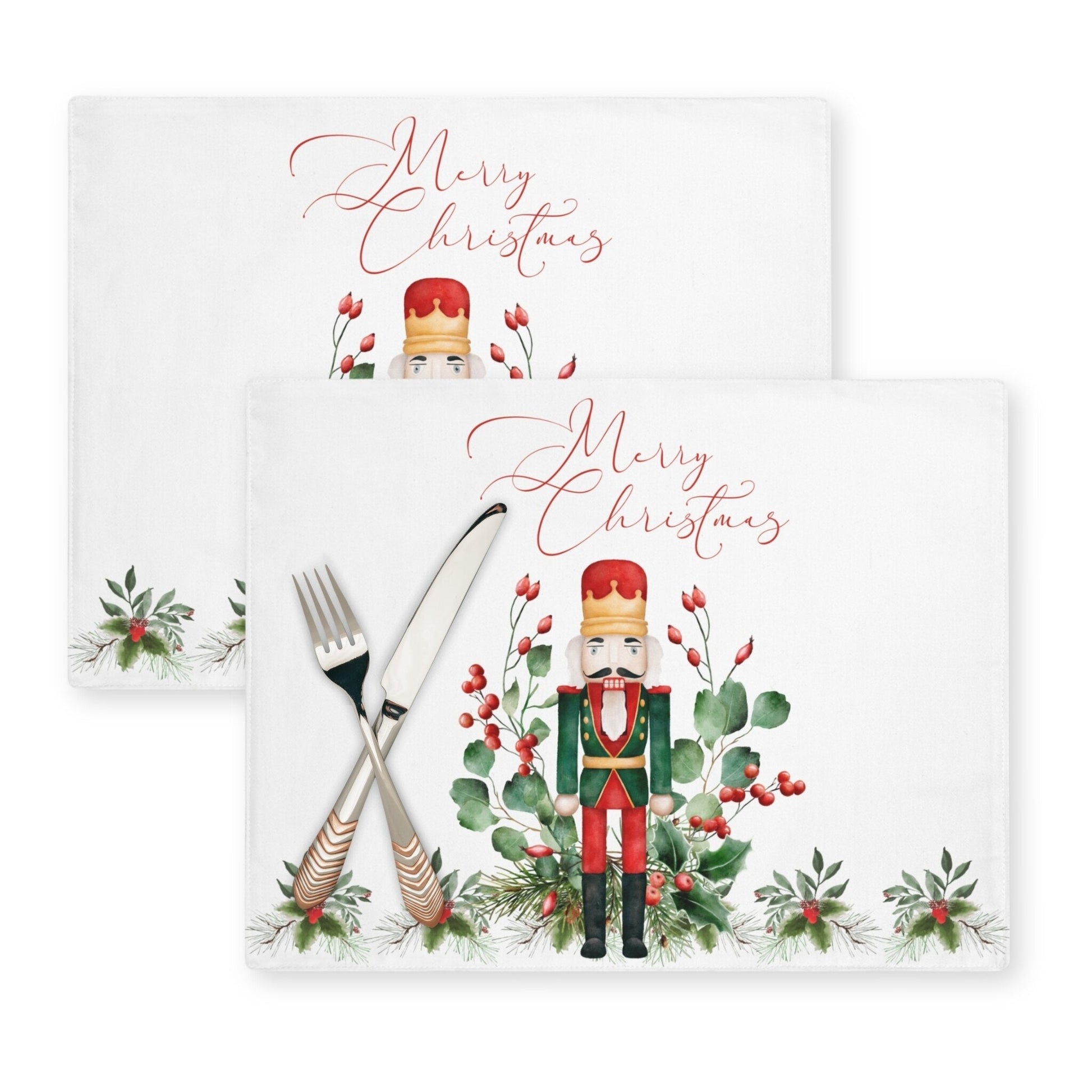 Nutcracker Cheer Placemat, 2pc - ZumBuys