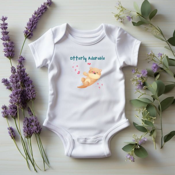 Otter Luv Infant Fine Jersey Bodysuit - ZumBuys