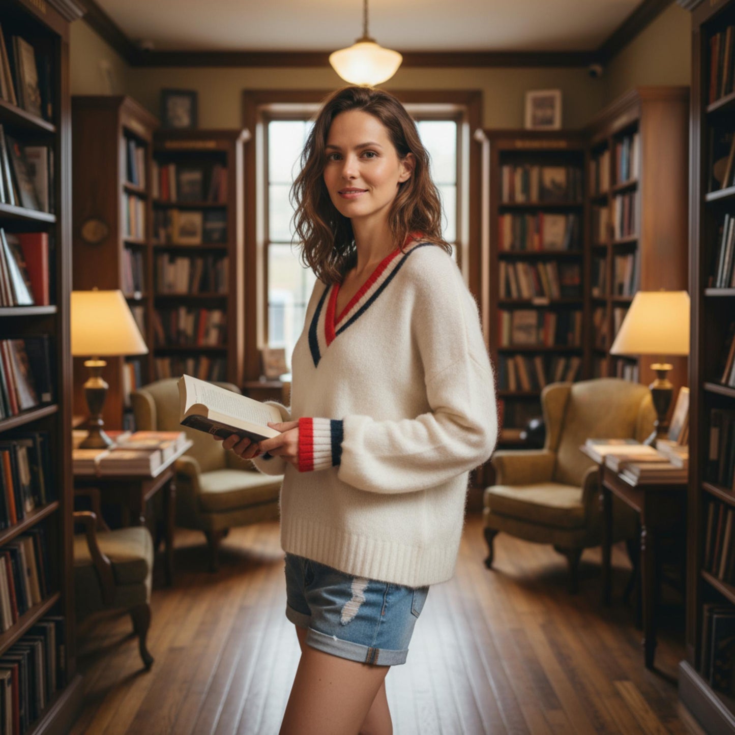 Overlap V Neck Sweater - ZumBuys