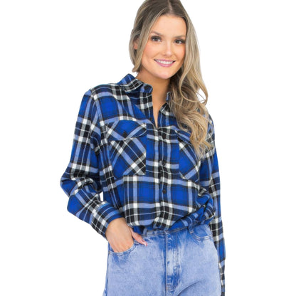 Oversized Plaid Flannel - ZumBuys