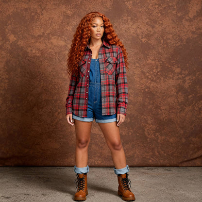 Oversized Plaid Flannel - ZumBuys