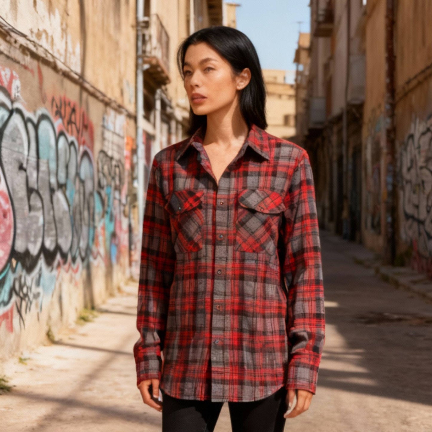 Oversized Plaid Flannel - ZumBuys
