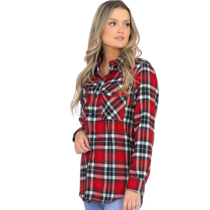 Oversized Plaid Flannel - ZumBuys