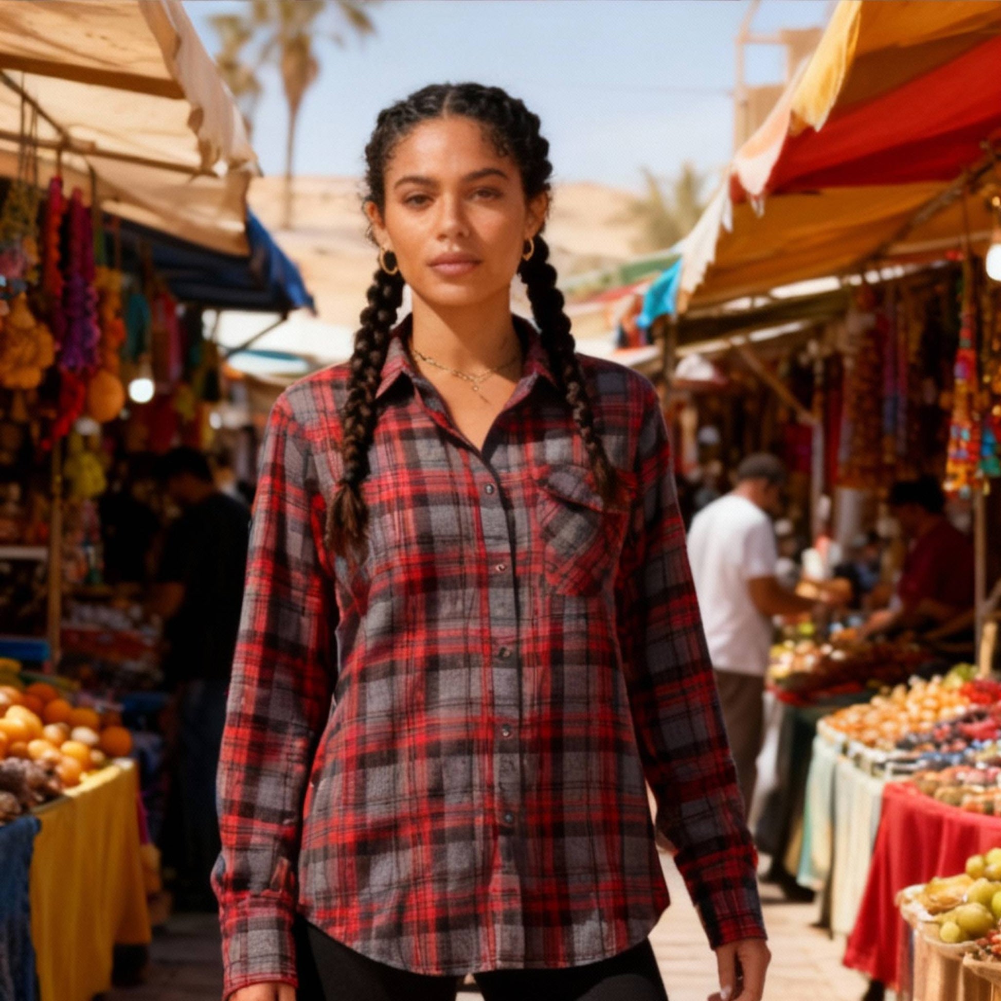 Oversized Plaid Flannel - ZumBuys