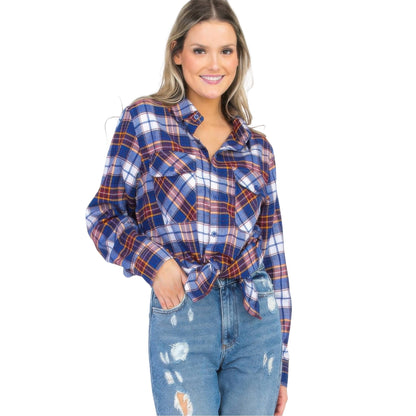 Oversized Plaid Flannel - ZumBuys