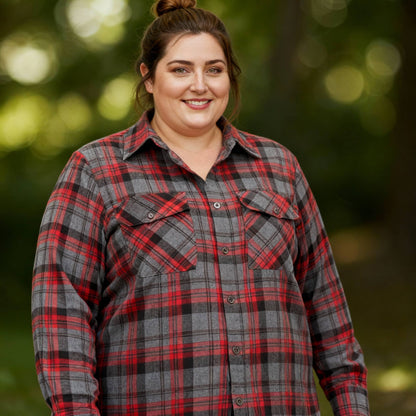 Oversized Plaid Flannel - ZumBuys