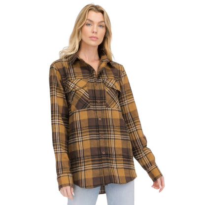 Oversized Plaid Flannel - ZumBuys