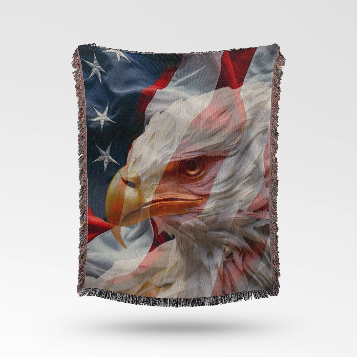 Patriotic Eagle Woven Blankets - ZumBuys