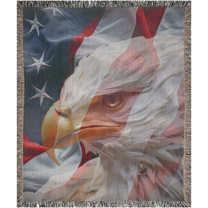 Patriotic Eagle Woven Blankets - ZumBuys