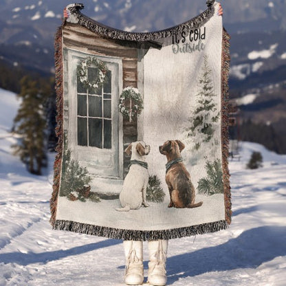 Paw - sitive Winter Friends Woven Blankets - ZumBuys