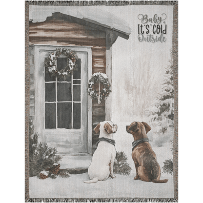 Paw - sitive Winter Friends Woven Blankets - ZumBuys