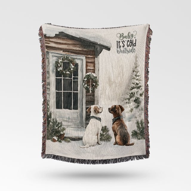 Paw - sitive Winter Friends Woven Blankets - ZumBuys