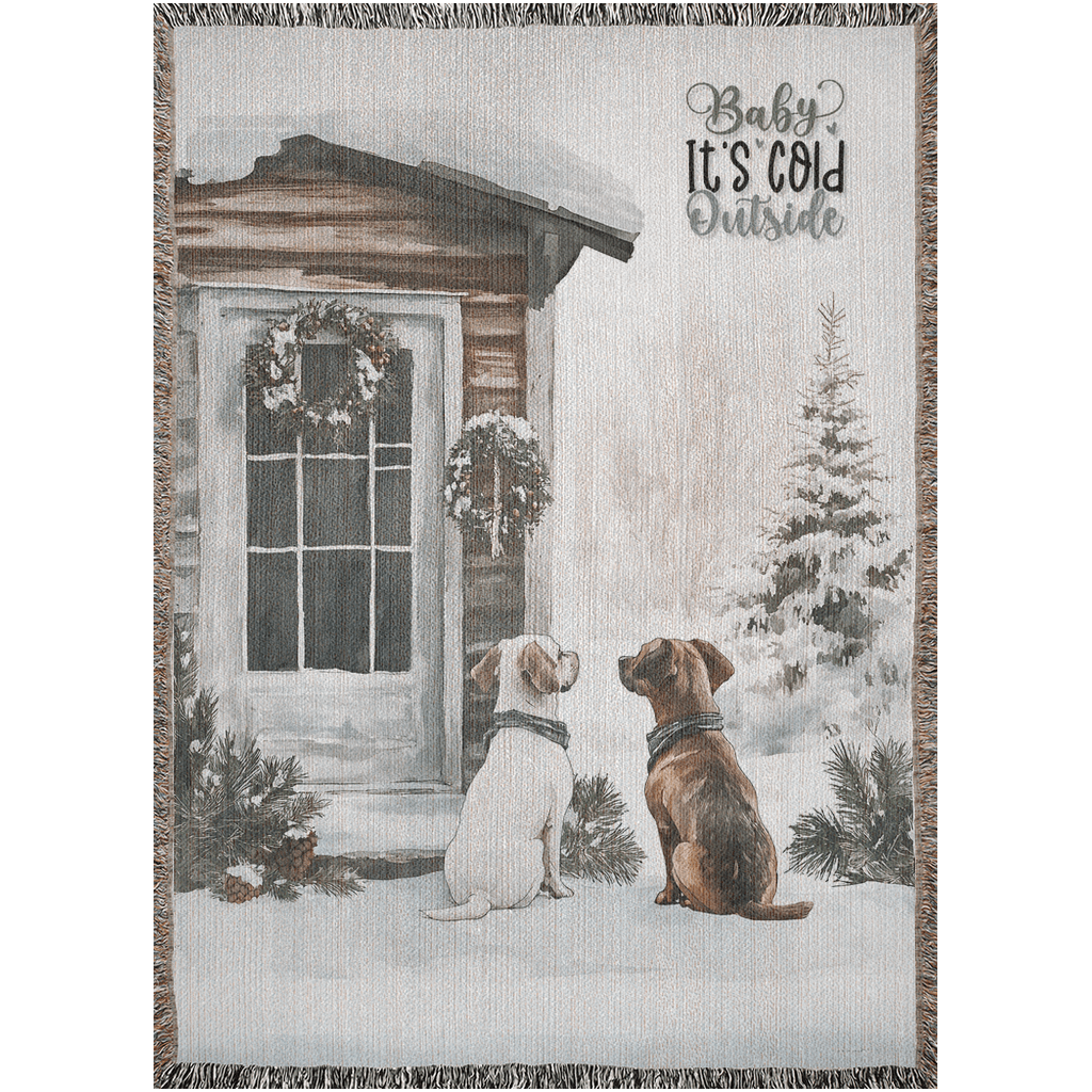 Paw - sitive Winter Friends Woven Blankets - ZumBuys