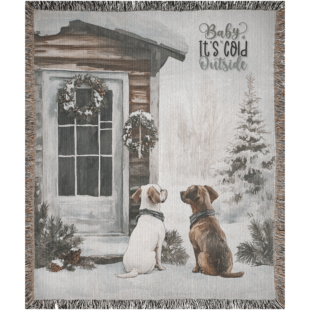 Paw - sitive Winter Friends Woven Blankets - ZumBuys