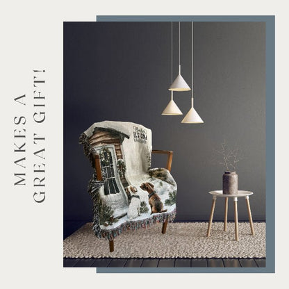 Paw - sitive Winter Friends Woven Blankets - ZumBuys