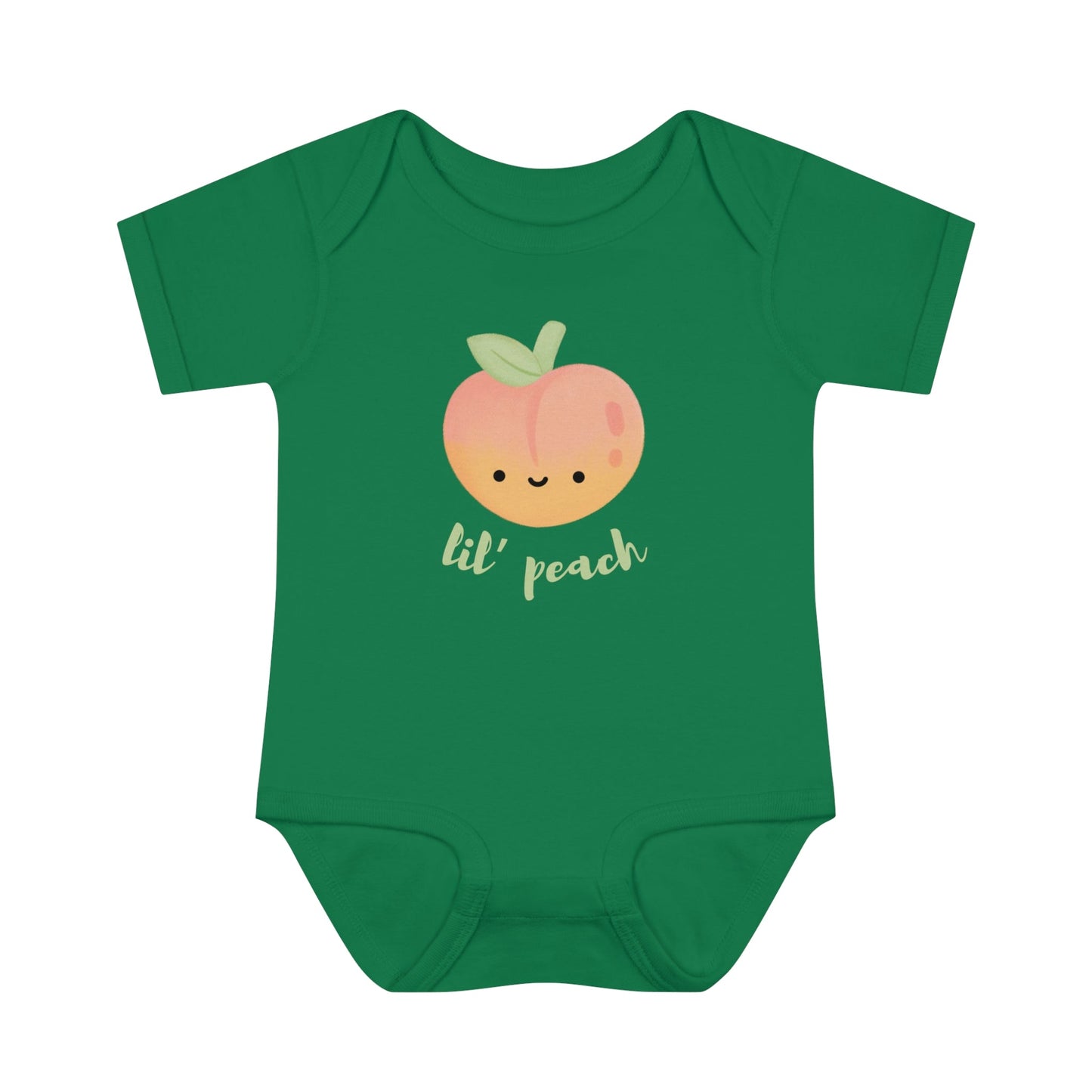 Petite Peach Infant Fine Jersey Bodysuit - ZumBuys