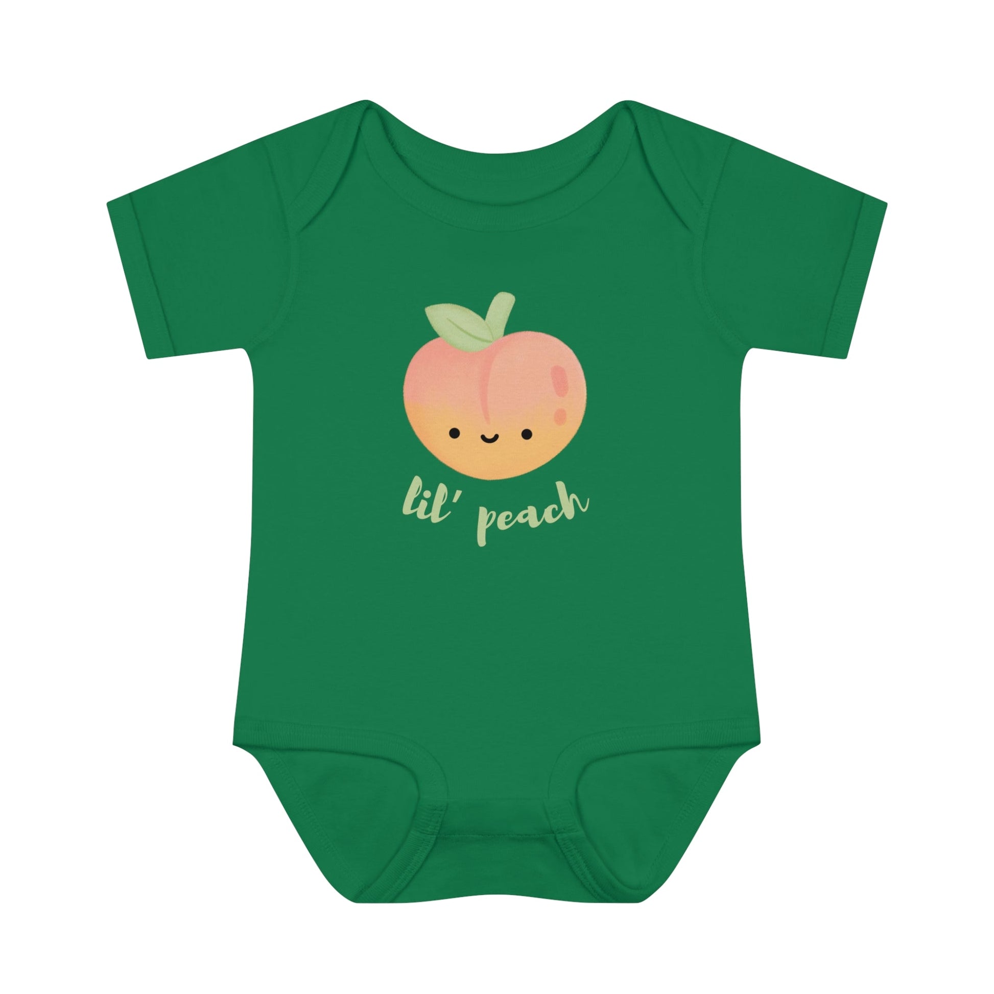 Petite Peach Infant Fine Jersey Bodysuit - ZumBuys