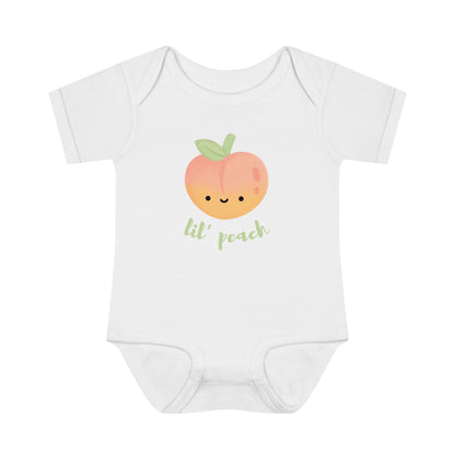 Petite Peach Infant Fine Jersey Bodysuit - ZumBuys