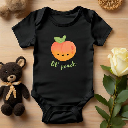 Petite Peach Infant Fine Jersey Bodysuit - ZumBuys