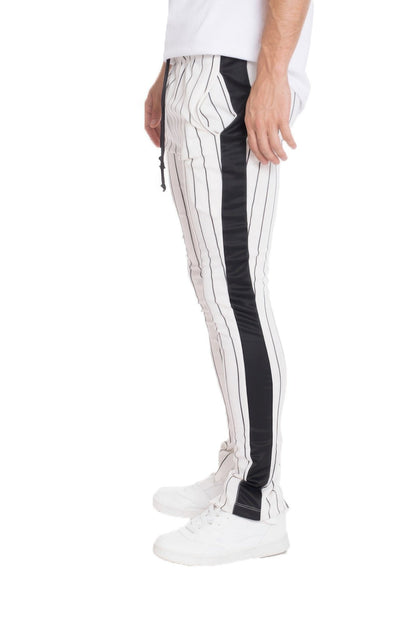 Pin Stripe Track Pants - ZumBuys