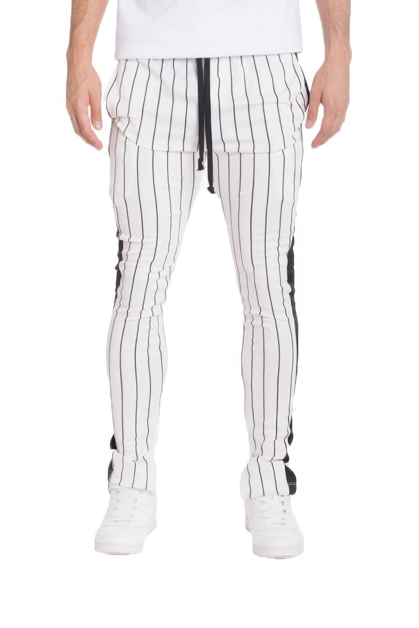 Pin Stripe Track Pants - ZumBuys